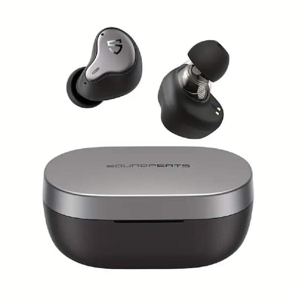 Etokfoks Black Wireless Bluetooth Noise Cancelling Earbud and In-Ear Earbuds
