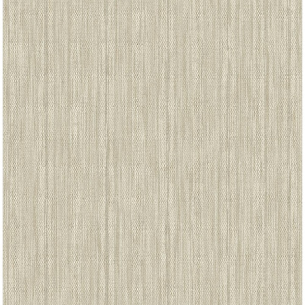A-Street Prints Chiniile Light Brown Linen Texture Paper Strippable Roll (Covers 56.4 sq. ft.)