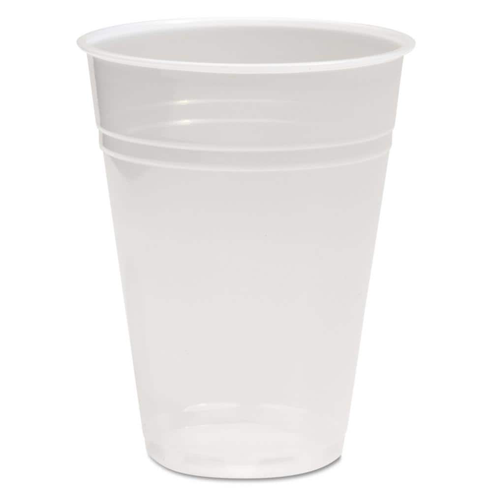 Box of 1000 x 7oz Plastic Cups (Blue Tint, Recyclable)