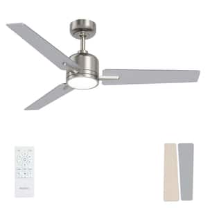 ZXXC 52 in. Indoor/Outdoor White Downrod Mount Ceiling Fan with
