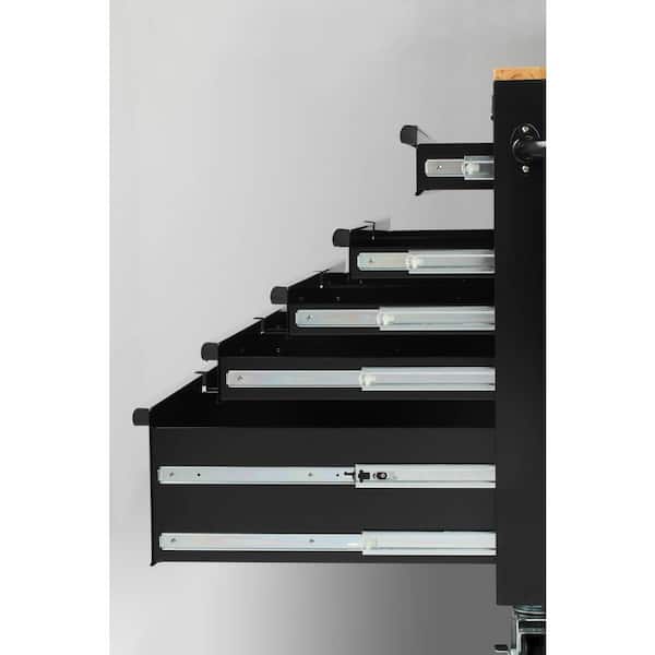 Husky 46 in. W x 24 in. D Standard Duty 9-Drawer Mobile Workbench