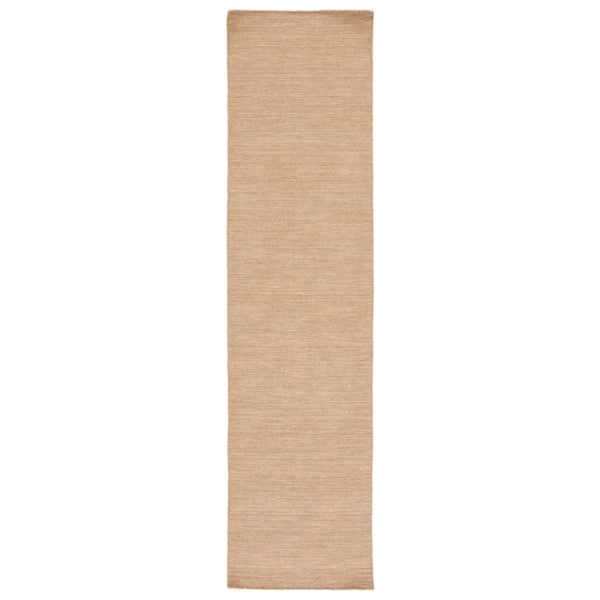 SAFAVIEH Kilim Beige 2 ft. x 9 ft. Solid Color Runner Rug