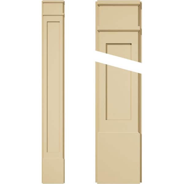 Ekena Millwork 2 in. D x 9 in. W x 72 in. L Primed Polyurethane Pilaster 1- Pack