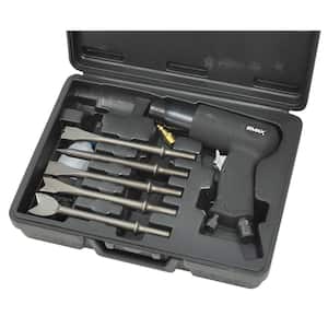 Industrial Duty Air Hammer Kit with Case (9-Piece)