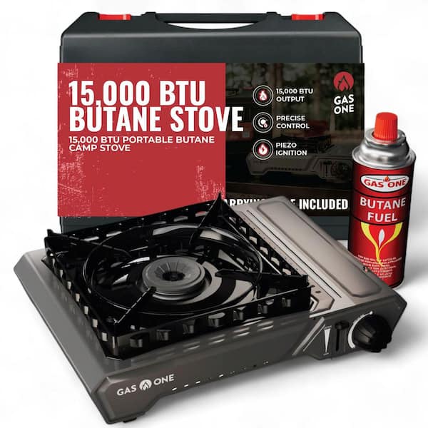 15,000 BTU Butane Gas Portable Camping Stove