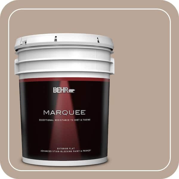 BEHR MARQUEE 5 gal. #BXC-43 Desert Sandstorm Flat Exterior Paint & Primer