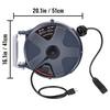 VEVOR 50 ft. 14/3 13 Amp Retractable Extension Cord Reel with Lighted  Triple Outlet Outlets Circuit Breaker for Wall Mount SS501650W110VPG8HV1 -  The Home Depot