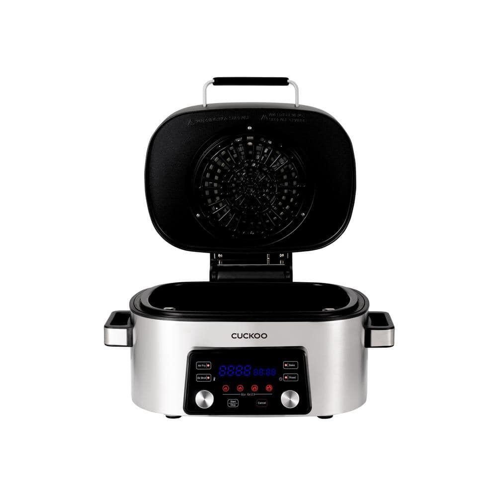 CUCKOO 6-Quart Stainless Steel Countertop Air Grill and Fryer