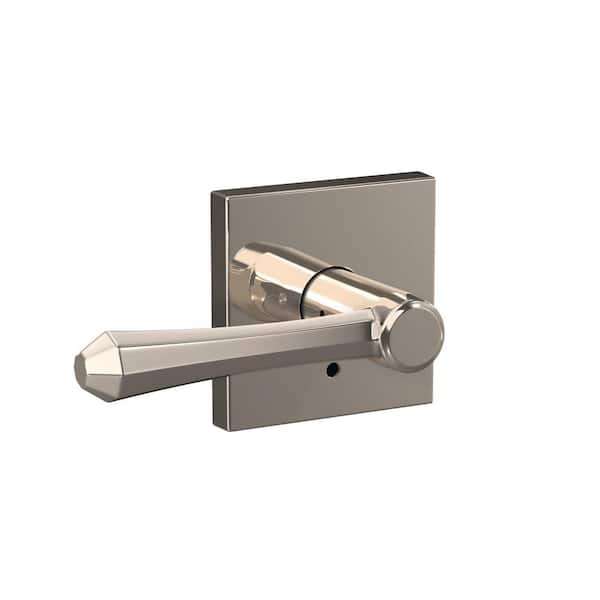 Schlage Custom Dempsey Polished Nickel Combined Interior Door Handle with Collins  Trim FC21 DMP 618 COL - The Home Depot