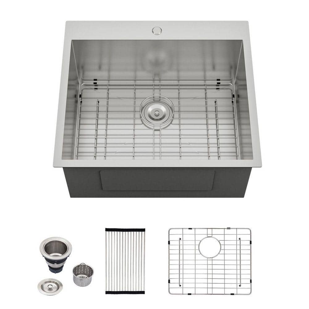 LORDEAR Kitchen 22 in. W x 22 in. D x 12 in. Drop-In Laundry