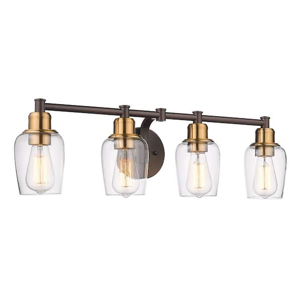 Oil brushed deals bronze vanity lights