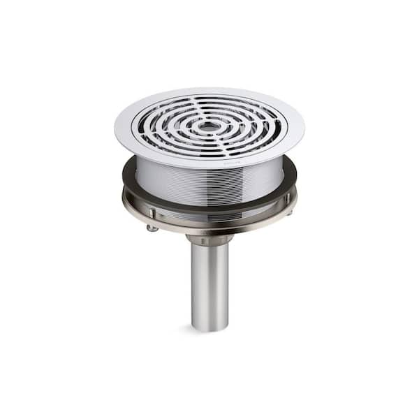 Aquifer 4X1 Grated Drain In Polished Chrome