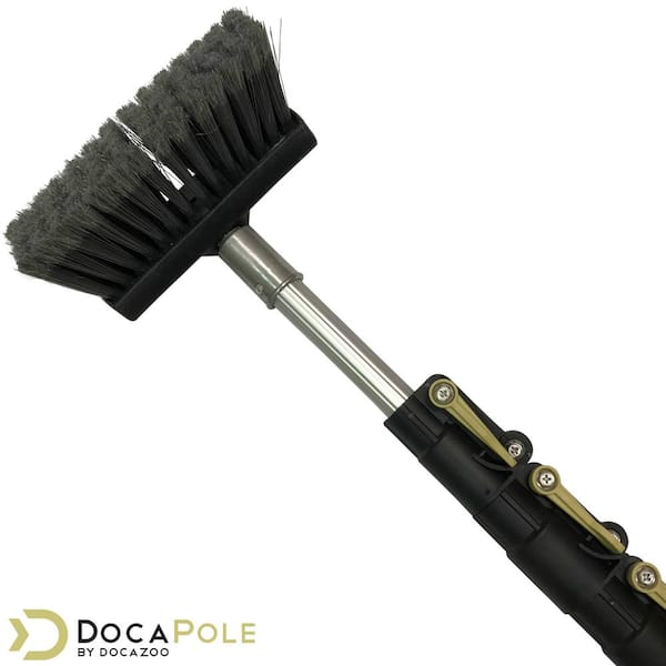 DocaPole ft. to 30 ft. Extension Pole Big Reach Soft Bristle Scrub  Brush Car Wash Brush and Extension Pole DP30Brush601 The Home Depot