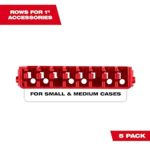 Small & Medium Case Rows for Insert Bit Accessories (5-Pack)