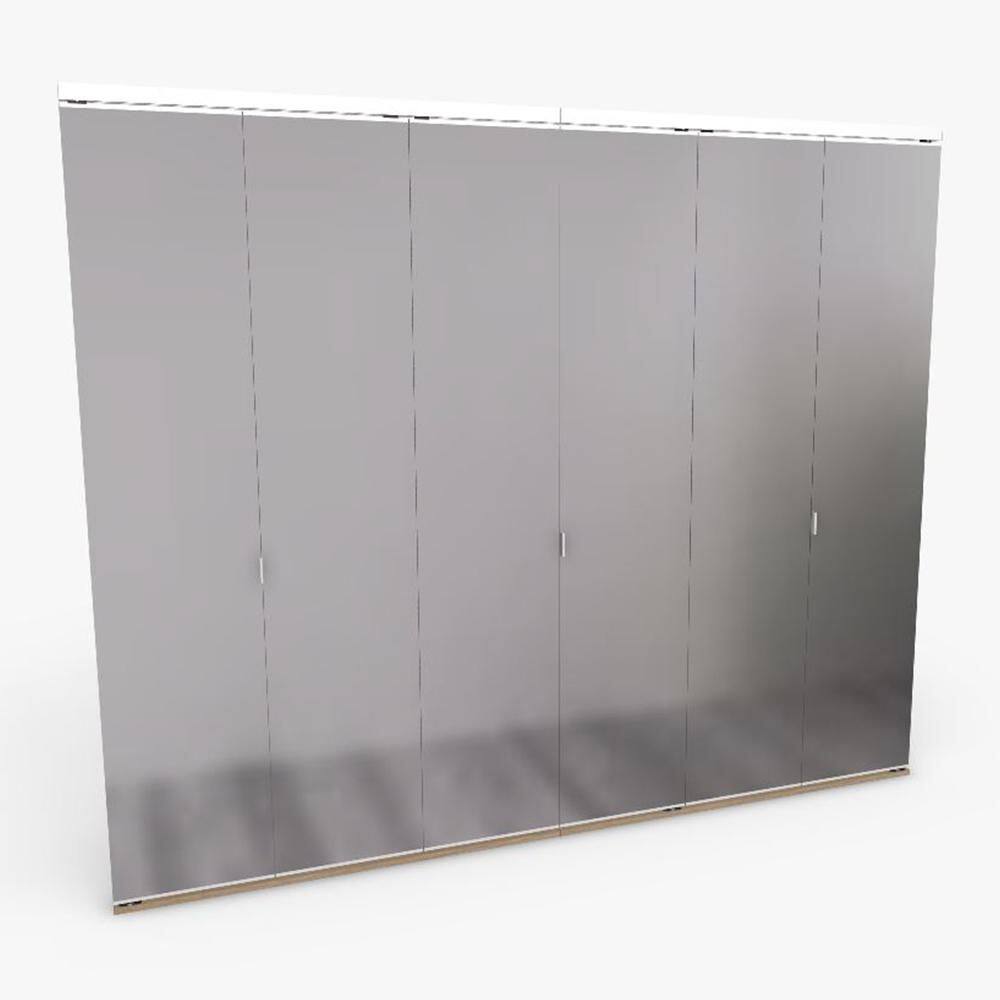 Impact Plus 78 in. x 84 in. Polished Edge Mirror Solid Core MDF