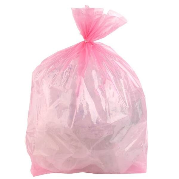 Plasticplace 12-16 Gal. Pink Trash Bags (Case of 250)-W13PNK12 - The ...