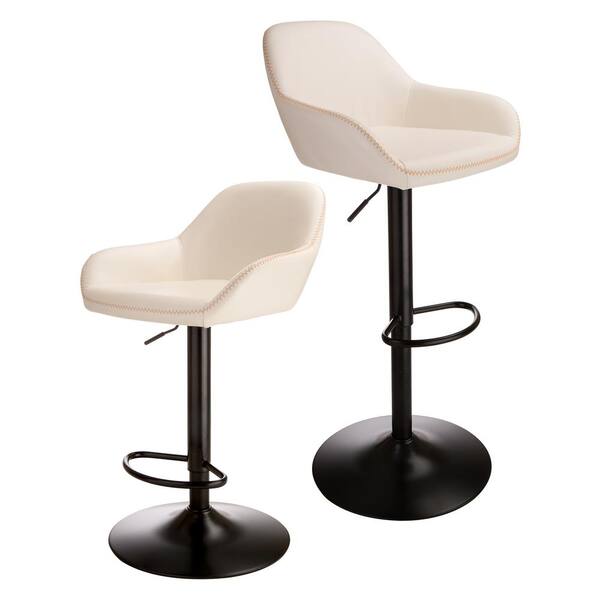 glitzhome mid century bar stools