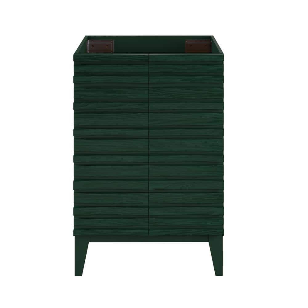 Cascade 24 in. Freestanding Bath Vanity Cabinet without Top in Green Oak price history on PriceWatchPro