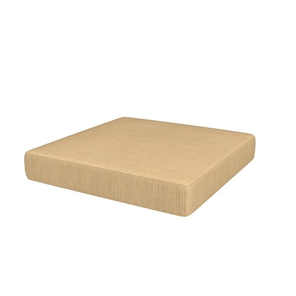 25 x 25 Sunbrella Outdoor Ottoman Replacement Cushion-Spectrum Sand