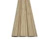Ejoy 94.5 in. x 4.8 in. x 0.5 in. Acoustic Vinyl Wall Cladding Siding ...
