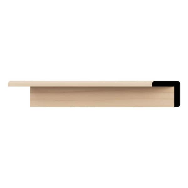 Ekena Millwork WM205 1.13 in. D x 1.13 in. W x 96 in. L Wood (Alder) Corner Moulding