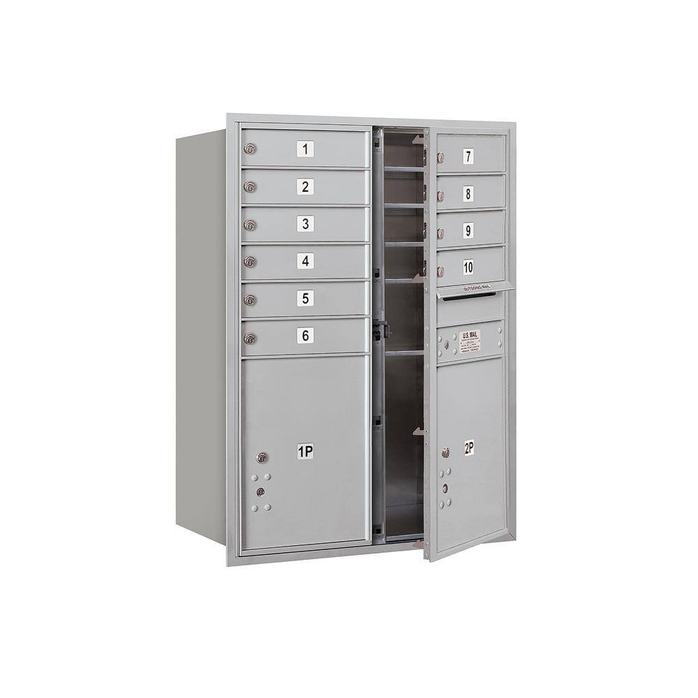 Salsbury Industries 3707S-1PGRP Recessed Mounted 4C Parcel Locker Gold Salsbury Industries 3707S-1PGRP Recessed Mounted 4C Parcel Locker Gold