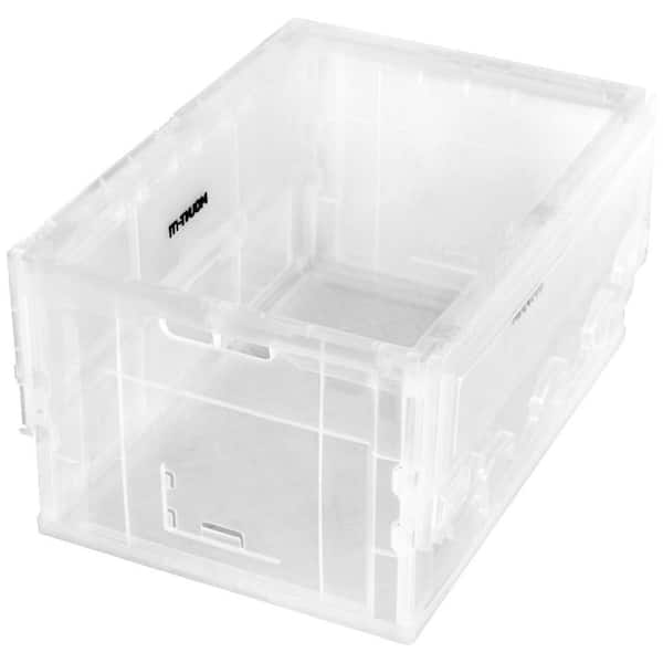 68 Qt. Capacity Folding Plastic Storage Crates
