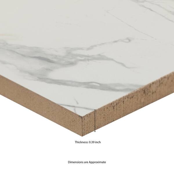 MSI Lockson Mix 16 in. x 32 in. Polished Porcelain Marble Look