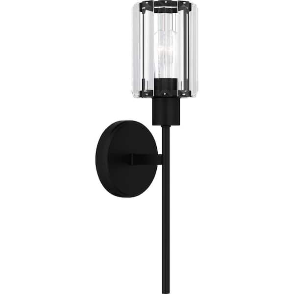 Quoizel Isla 4.75 in. 1-Light Matte Black Vanity Light