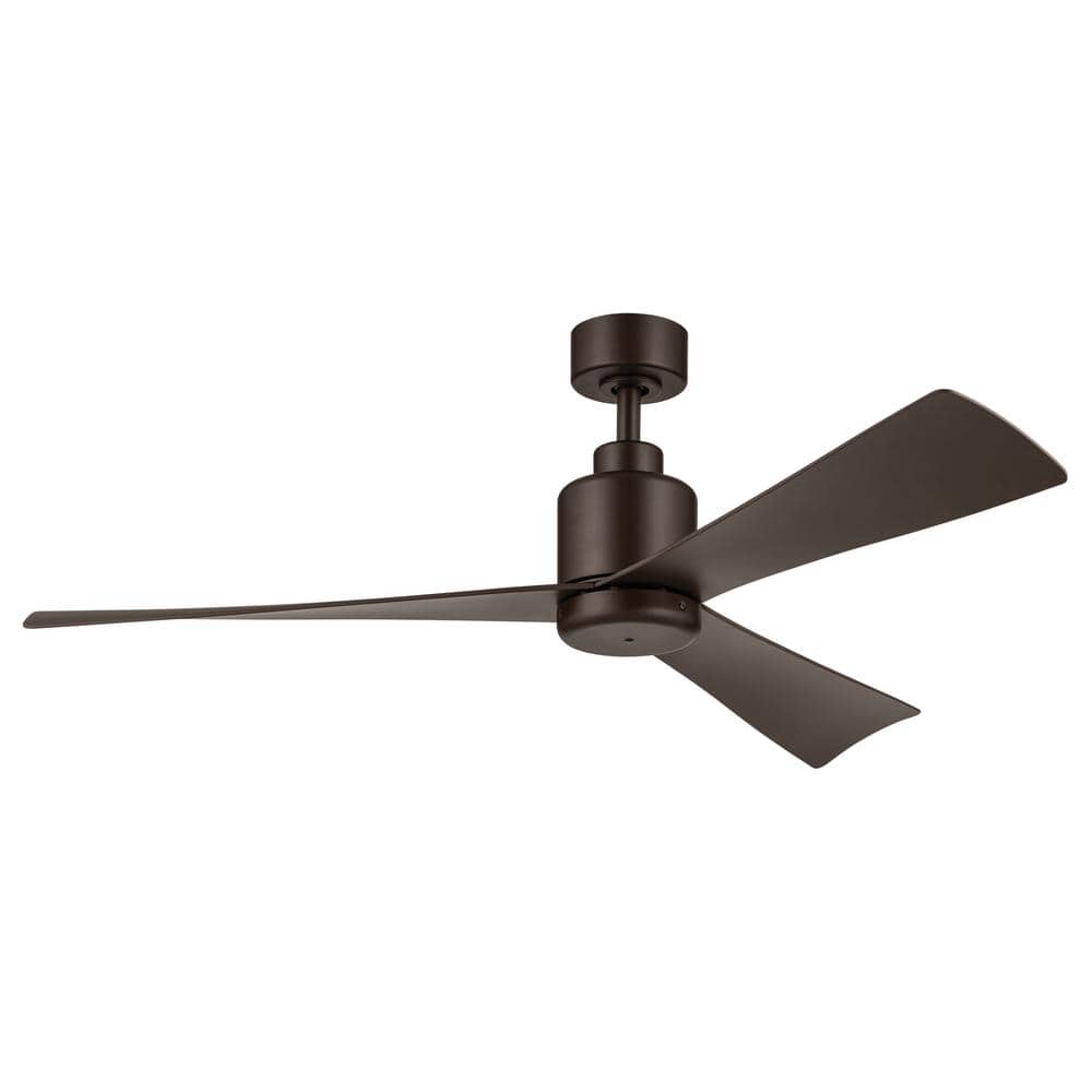 True 52 in. Indoor/Outdoor Satin Natural Bronze Downrod Mount Ceiling Fan with Remote Included for Covered Patios price history on PriceWatchPro