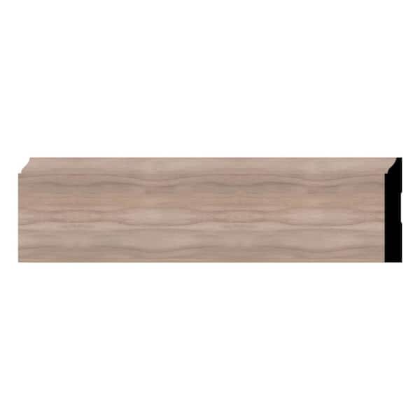 WM620 0.56 in. D x 4.25 in. W x 96 in. L Wood Walnut Baseboard Moulding