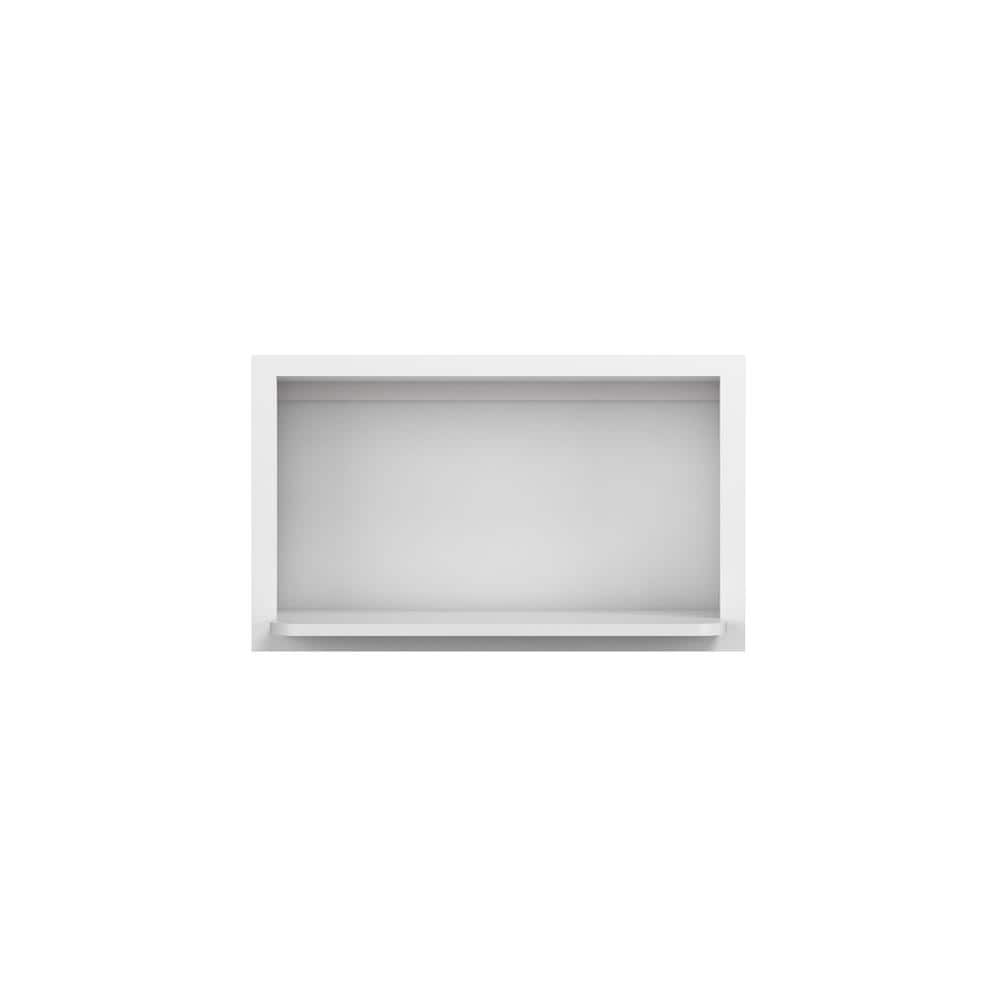 Norfolk Shaker 30 in. W x 18 in. H x 12 in. D in Painted White Plywood Assembled Microwave Wall Cabinet w/Shelf price history on PriceWatchPro