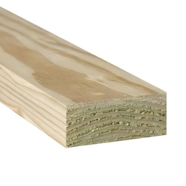 Unbranded 2 in. x 4 in. x 104-5/8 in. Finger Joint SYP #2 Standard Grade Dimensional Lumber