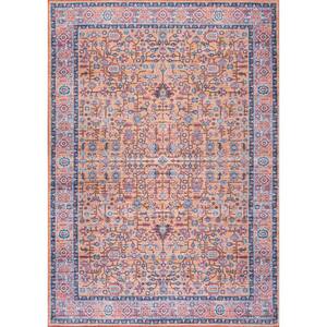 Kemer All-Over Persian Washable Multi 9 ft. x 12 ft. Area Rug