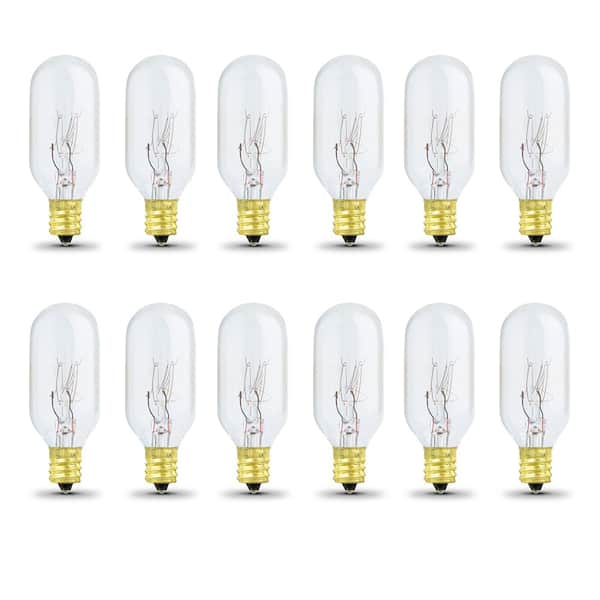 Feit Electric 40-Watt Equivalent A15 Frosted Glass E26 Base Appliance LED  Light Bulb, Soft White 2700K BPA1540W927CAFILHDRP - The Home Depot