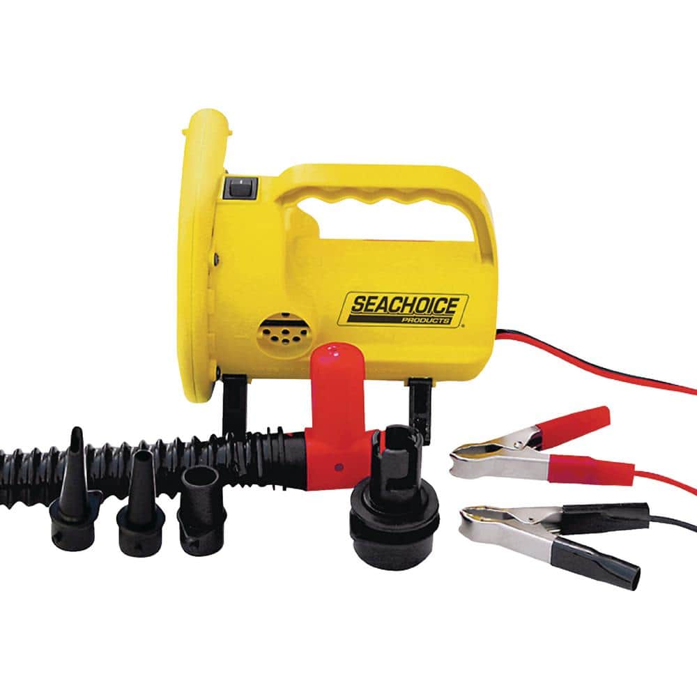 Seachoice 12V Yellow High Pressure Portable Air Pump