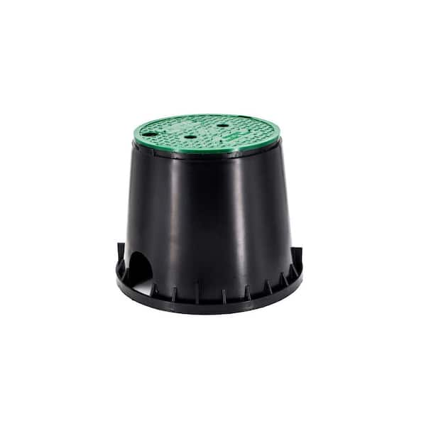 10 In. Round Irrigation Ground Valve Box & Lid Combo Jd1000 - The Home 