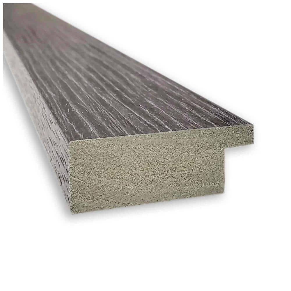 Pinstripe Plank Grey 43" x 33" Beveled Vanity Wall Mirror