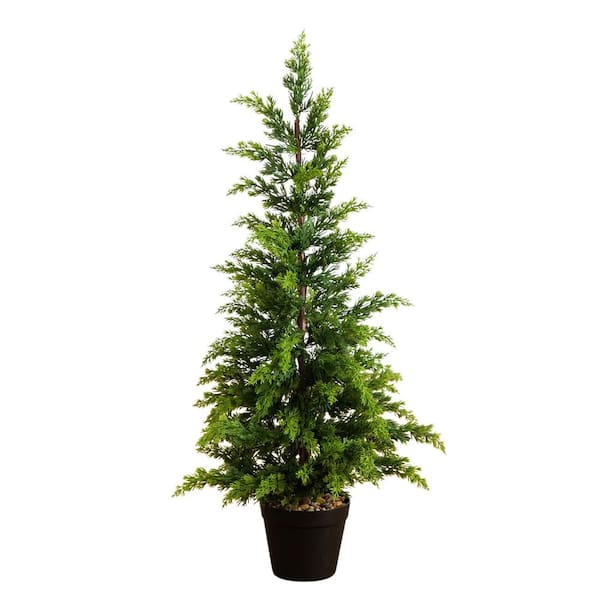 3 ft. Artificial Cypress Topiary Christmas Tree