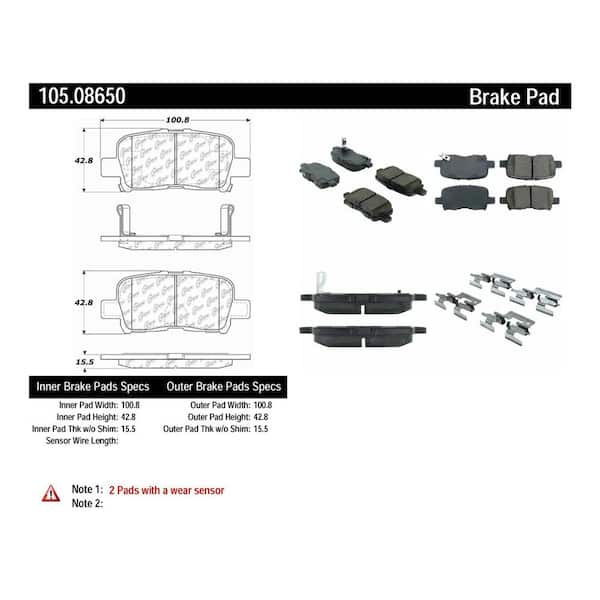 Centric Parts Disc Brake Pad Set