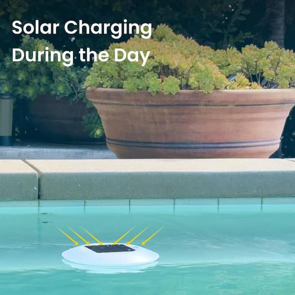 Aazon.co : Solar Floating Pool Lights,Pool Lights That Float With RGB