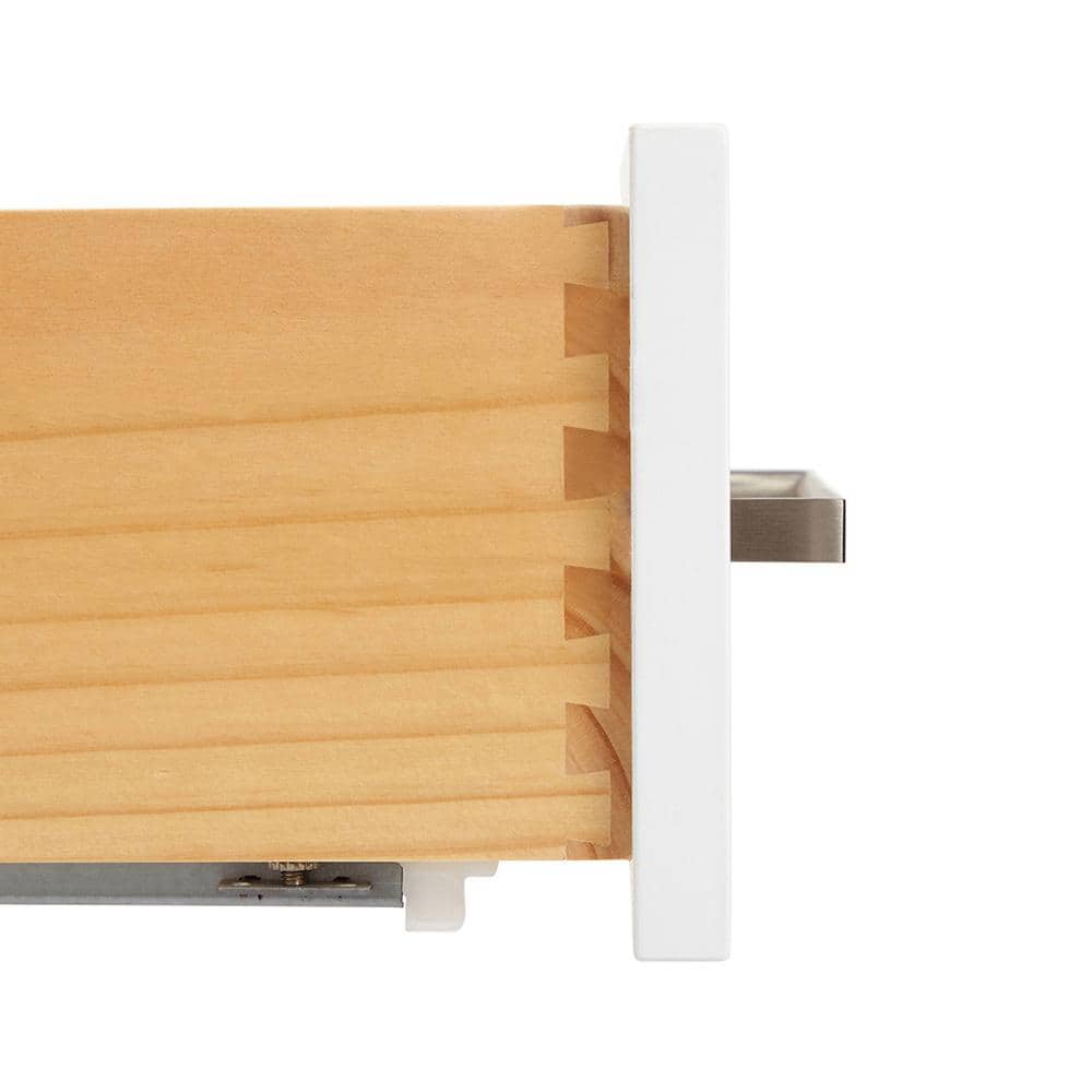 Cambridge 42" White Single Freestanding Vanity Cabinet