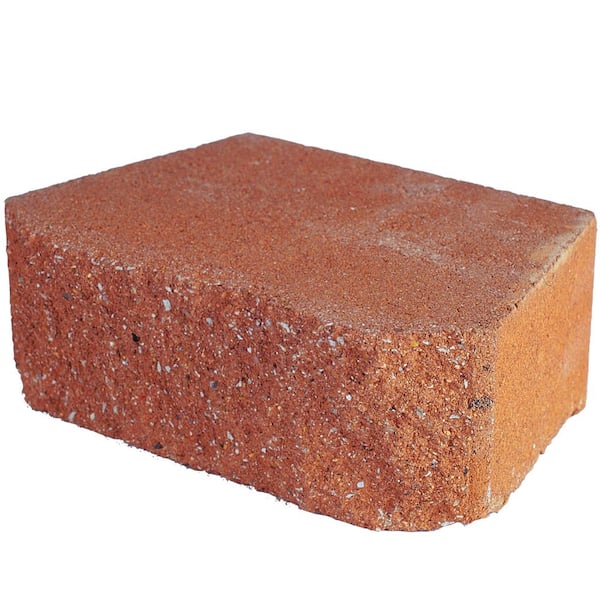 4 in. H x 11.63 in. W x 6.75 in. L Terra Cotta Retaining Wall Block (144 Pieces/ 46.6 Sq. ft. / Pallet)