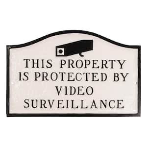 This Property is Standard Statement Plaque - White/Black