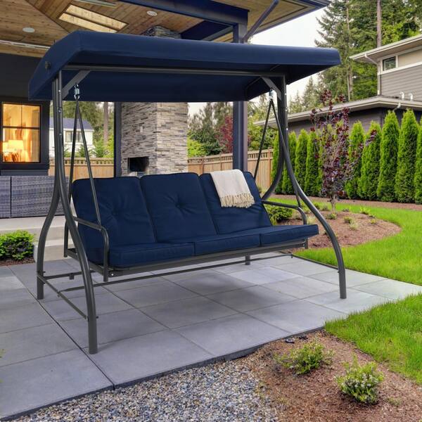 Blue 2025 patio swing