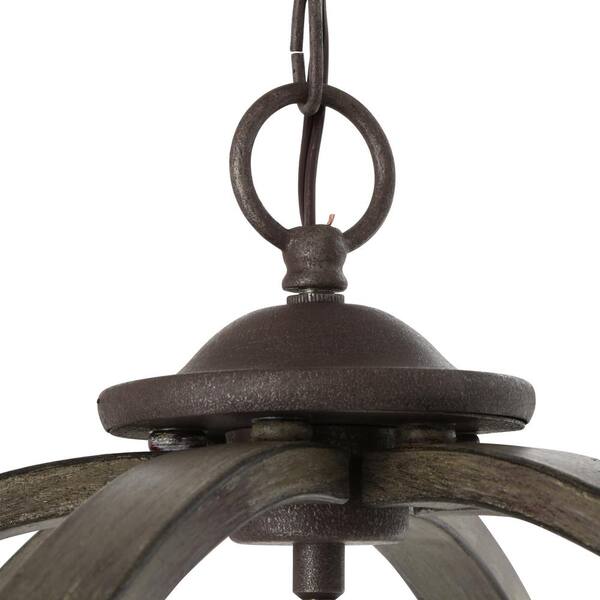 Progress Lighting Keowee Collection 24.13 in. 6-Light Artisan Iron