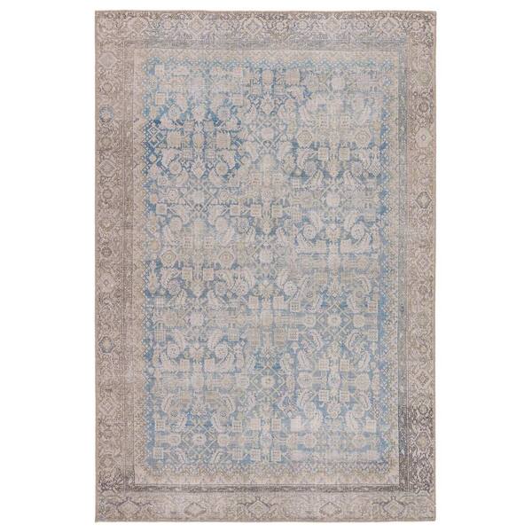 9' x 12.6' Davenport Traditional Oriental Blue Rectangle Area Rug 9' x 12.6' Davenport Traditional Oriental Blue Rectangle Area Rug