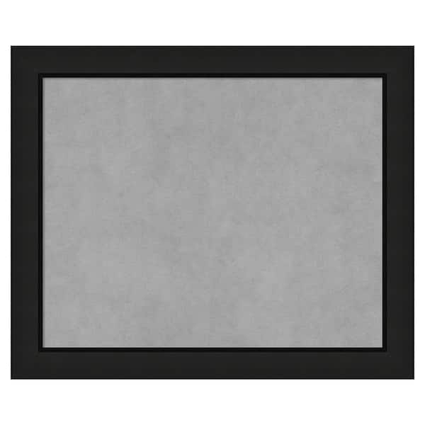Amanti Art Midnight Black Narrow 23 in. x 19 in. Framed Magnetic Board