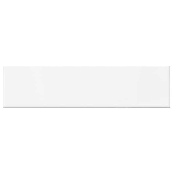 Daltile Finesse Bright White 4 in. x 16 in. Ceramic Wall Tile