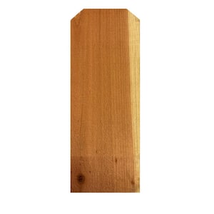 21/32 in. x 5-5/8 in. x 6 ft. Redwood Dog-Ear Wood Fence Picket